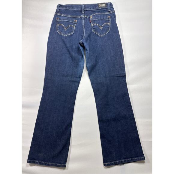 Levi's 529 Women's Curvy Bootcut Blue Denim Jeans - Size 14M-32x32 (32x30) - Picture 2 of 7